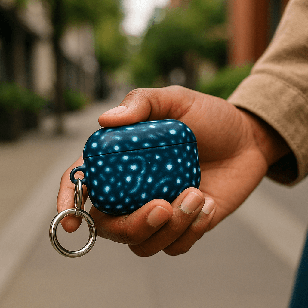 Whale Shark Print AirPods Case