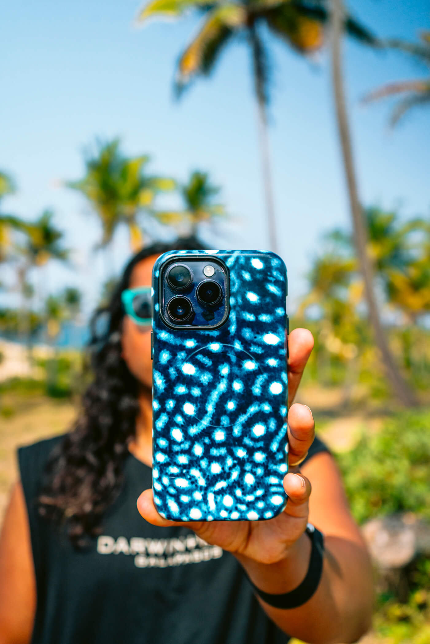 Whale Shark Print MagSafe iPhone Case