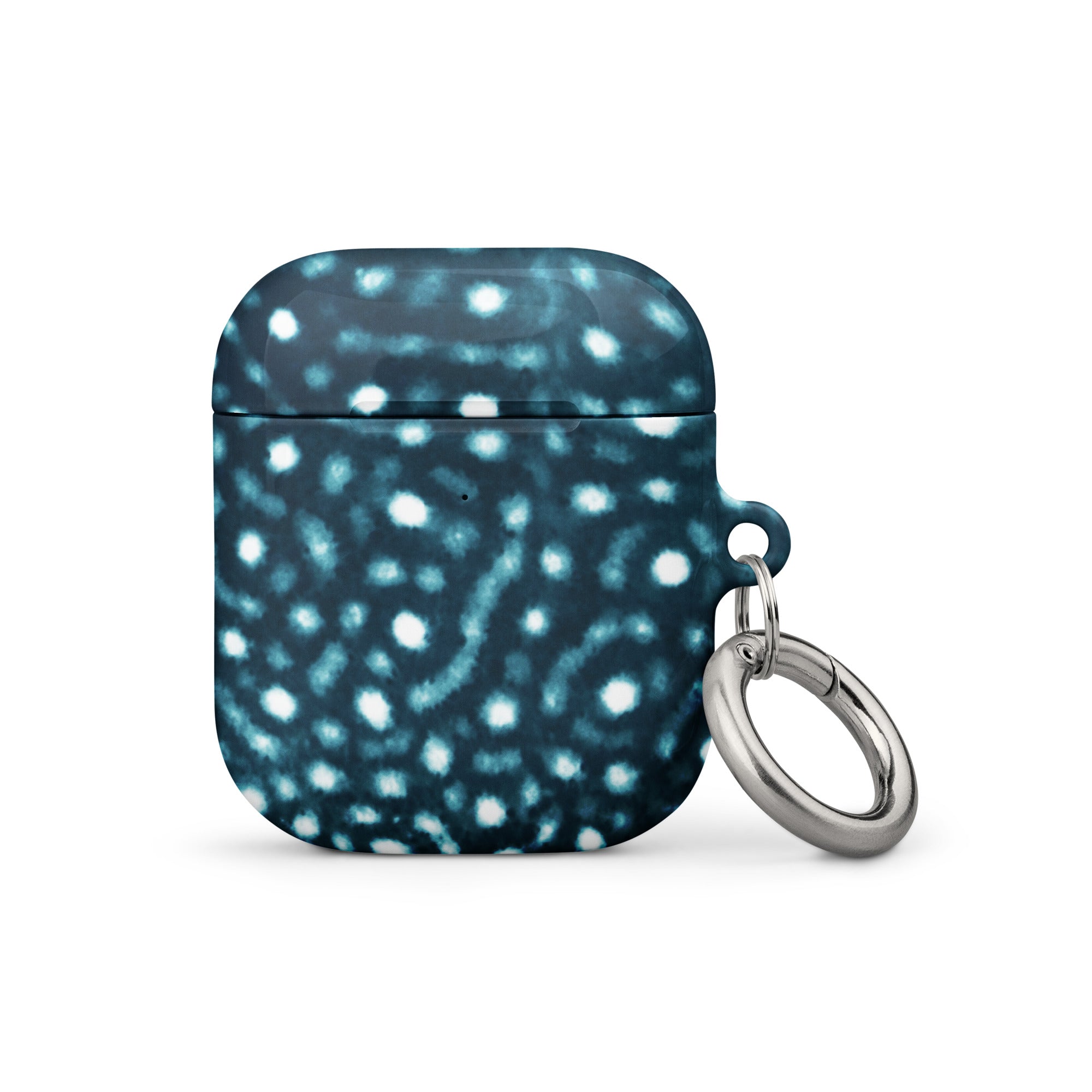Ocean-inspired whale shark AirPods case with wireless charging compatibility
