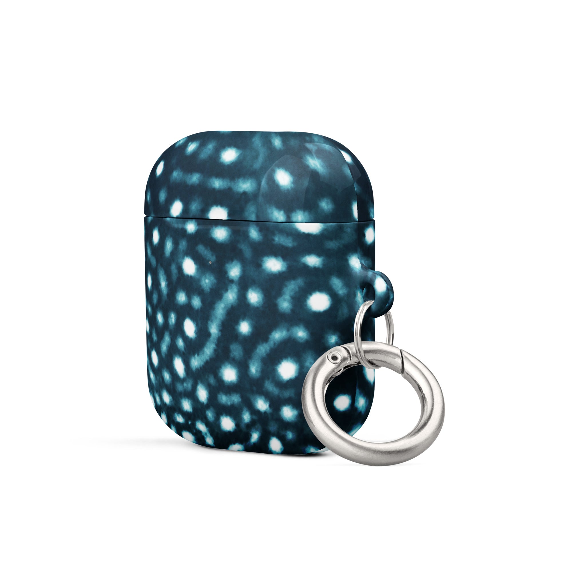 Ocean-inspired whale shark AirPods case with wireless charging compatibility
