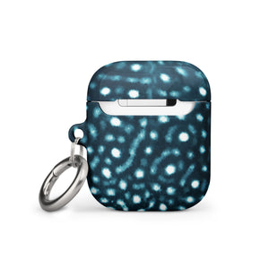 Ocean-inspired whale shark AirPods case with wireless charging compatibility