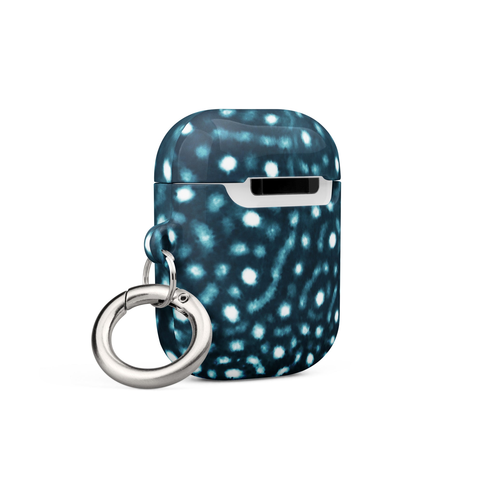 Ocean-inspired whale shark AirPods case with wireless charging compatibility