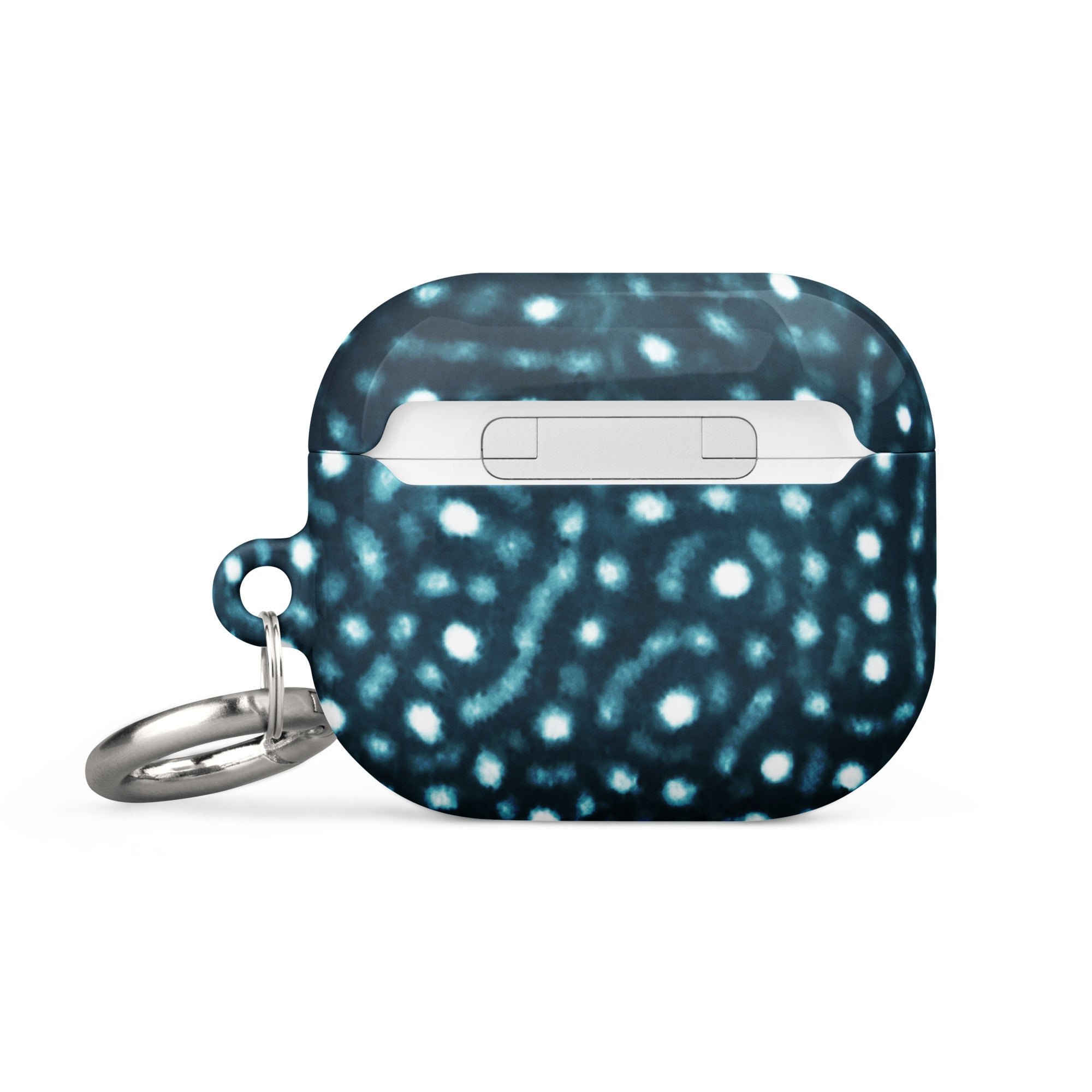 Ocean-inspired whale shark AirPods case with wireless charging compatibility