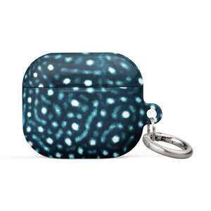 Ocean-inspired whale shark AirPods case with wireless charging compatibility