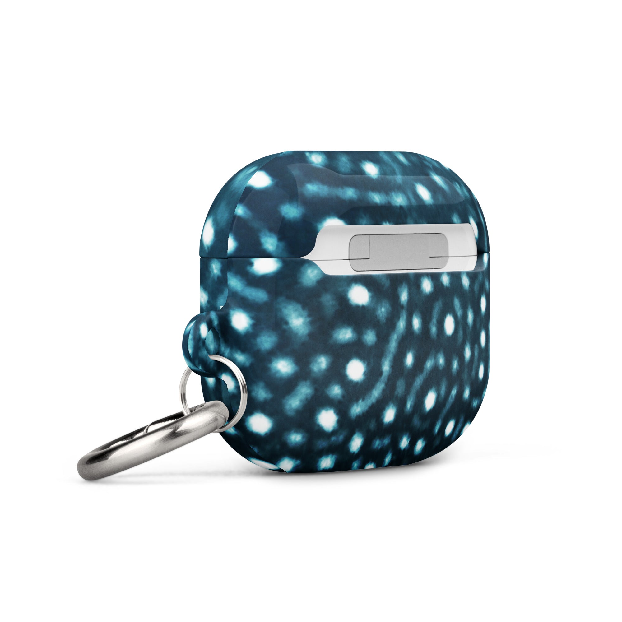 Ocean-inspired whale shark AirPods case with wireless charging compatibility