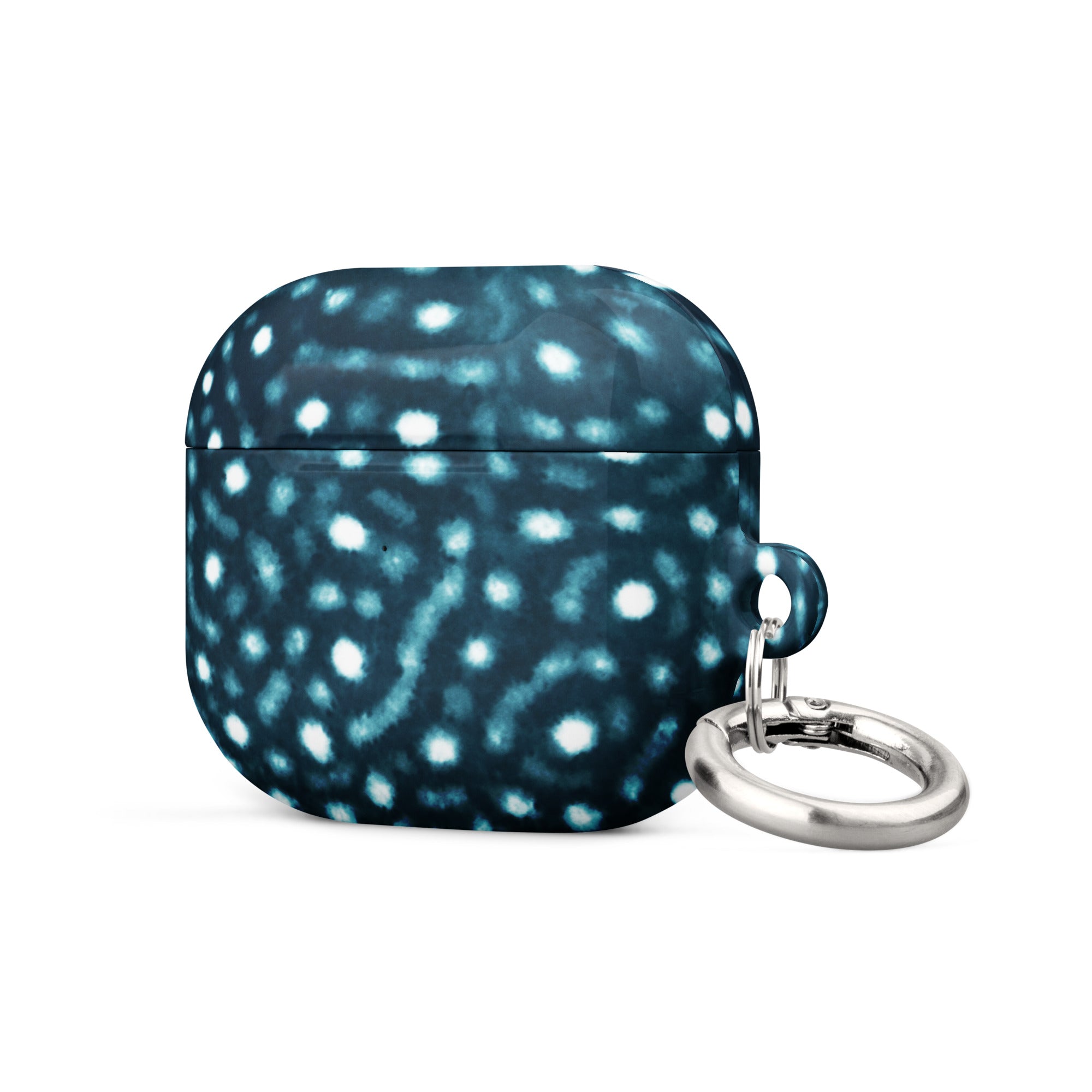 Ocean-inspired whale shark AirPods case with wireless charging compatibility
