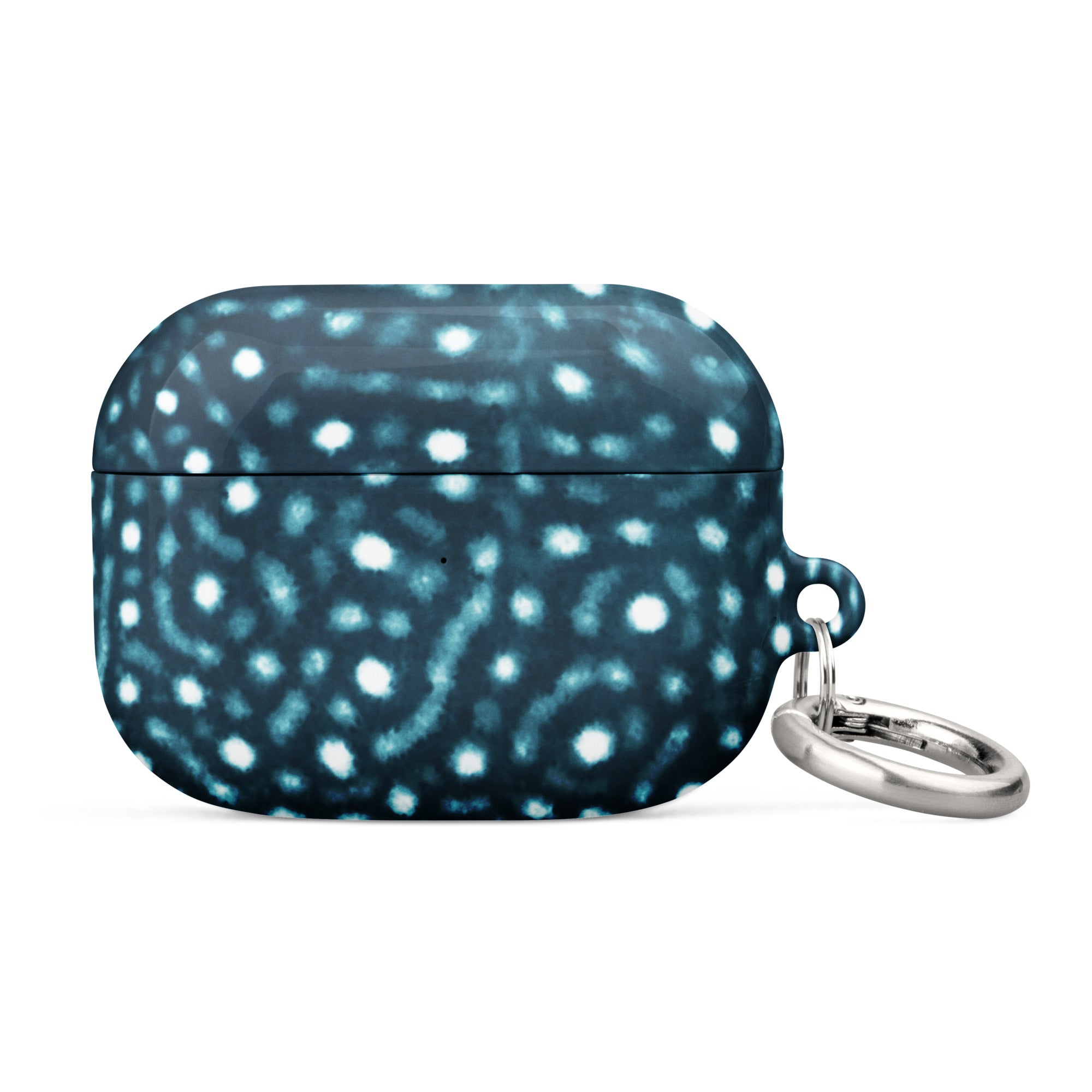 Ocean-inspired whale shark AirPods case with wireless charging compatibility