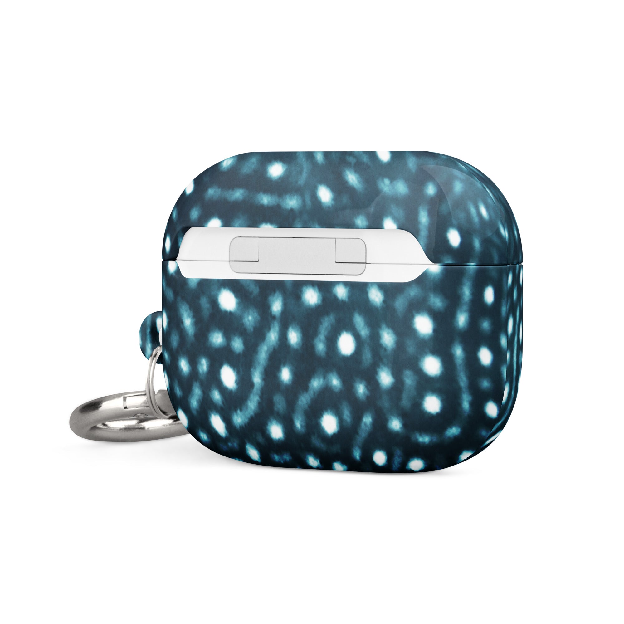 Ocean-inspired whale shark AirPods case with wireless charging compatibility