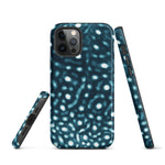 Load image into Gallery viewer, Whale Shark Print Tough iPhone Case – ocean-inspired eco-friendly phone case
