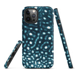 Load image into Gallery viewer, Whale Shark Print Tough iPhone Case – ocean-inspired eco-friendly phone case
