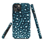 Load image into Gallery viewer, Whale Shark Print Tough iPhone Case – ocean-inspired eco-friendly phone case
